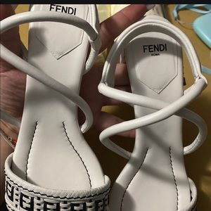 FENDI BLOCK HEELS. SIZE 8. Willing to negotiate.